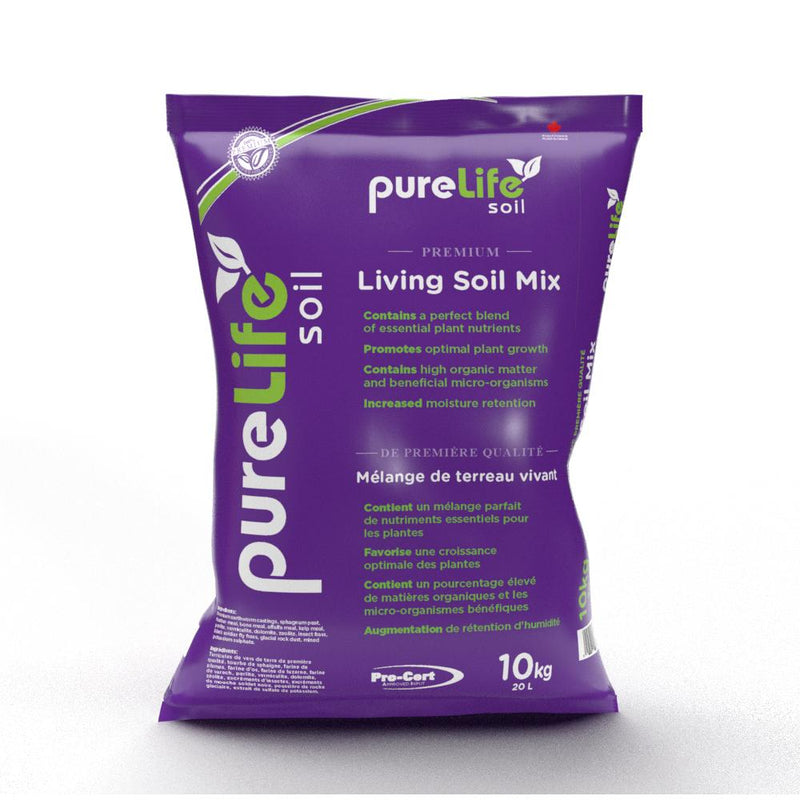 Purelife - Organic Living Soil Mix - 20 L