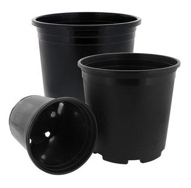 Plastic Black Gardening Pots